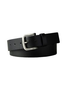 Calvin Klein Bags & Accessories - Nahkvöö Round Buckle Pebbled - V8L BLACK/ANTIQUE SILVER | Stockmann