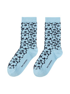 Marimekko - Sokid Linjaus Pikkuinen Unikko - 550 BLUE BLACK | Stockmann