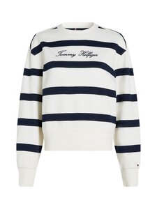 Tommy Hilfiger Curve - Script Pique -collegepaita - 0FG IVORY SILK/DARK NIGHT NAVY STP Tommy Hilfiger Curve - Script Pique -collegepaita - 0FG IVORY SILK/DARK NIGHT NAVY STP | Stockmann