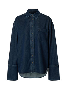 Selected - SlfOverSized Mella Bora Denim -paita - DARK BLUE DENIM | Stockmann