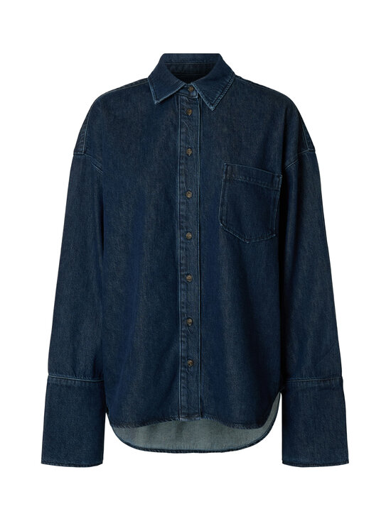 Selected - SlfOverSized Mella Bora Denim -paita - DARK BLUE DENIM | Stockmann - photo 1