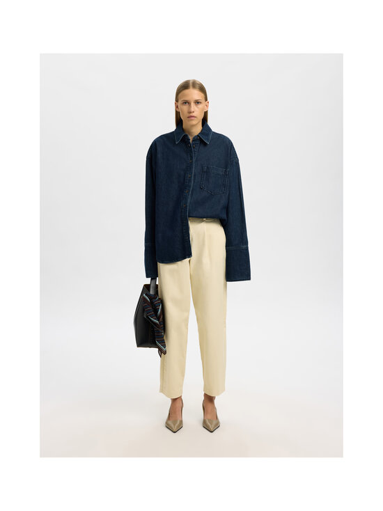 Selected - SlfOverSized Mella Bora Denim -paita - DARK BLUE DENIM | Stockmann - photo 2