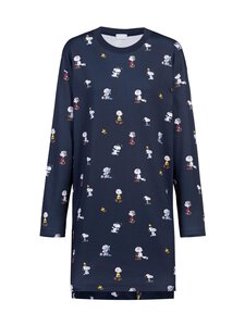 Mey - Peanuts x Mey  -yöpaita - YACHT BLUE 668 | Stockmann