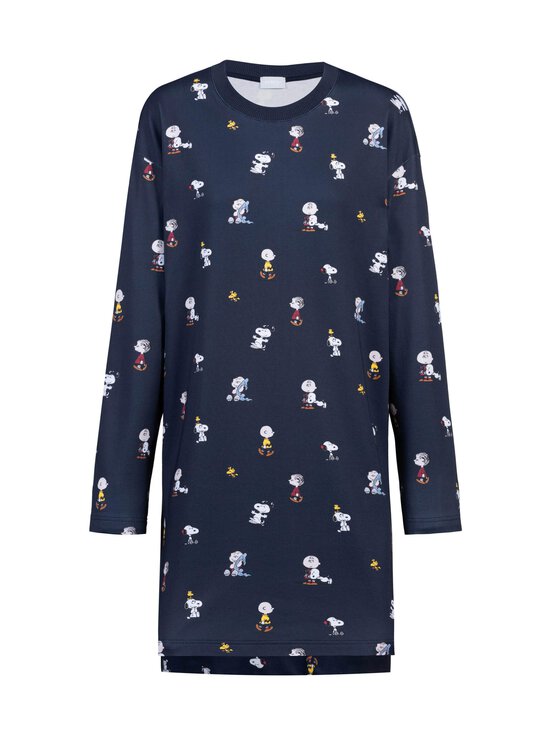 Mey - Peanuts x Mey  -yöpaita - YACHT BLUE 668 | Stockmann - photo 1