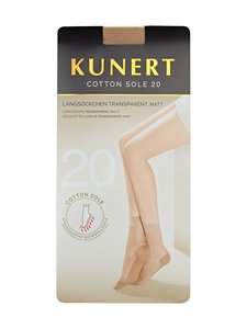 Kunert - Cotton Sole īsās zeķes 20 den - 3520 TEINT | Stockmann