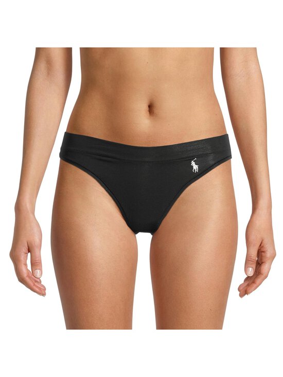 Polo Ralph Lauren - Club Cotton Bikini -alushousut - 004 ONYX | Stockmann - photo 2