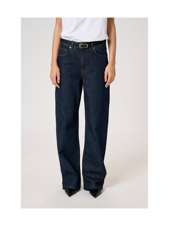MY ESSENTIAL WARDROBE - The Louis High Wide -farkut - 120 DARK BLUE UN-WASH | Stockmann - photo 5