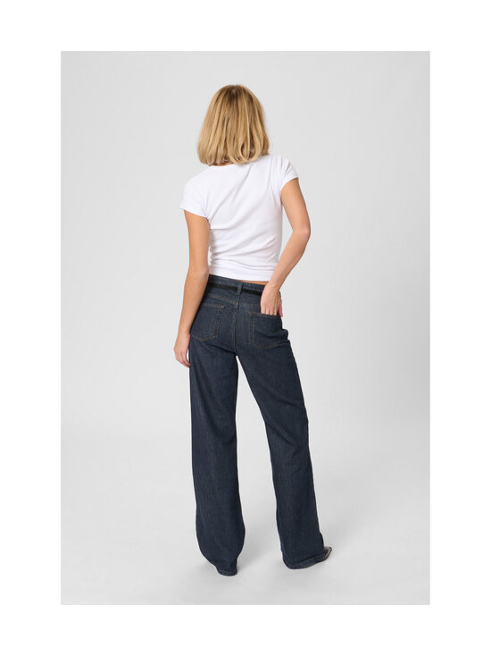 MY ESSENTIAL WARDROBE - The Louis High Wide -farkut - 120 DARK BLUE UN-WASH | Stockmann - photo 7