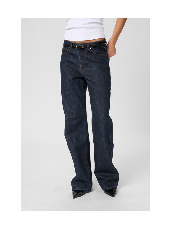 MY ESSENTIAL WARDROBE - The Louis High Wide -farkut - 120 DARK BLUE UN-WASH | Stockmann - photo 8