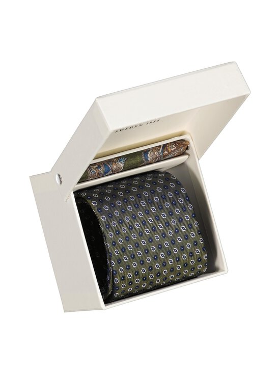Amanda Christensen - Siidist lips ja taskurätt Print & Pocket Square - 506 OLIVE | Stockmann - photo 4