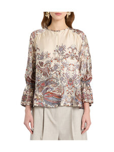 Marella - MllGirino-paita - 001 CREAM CACHEMIRE PRINT | Stockmann