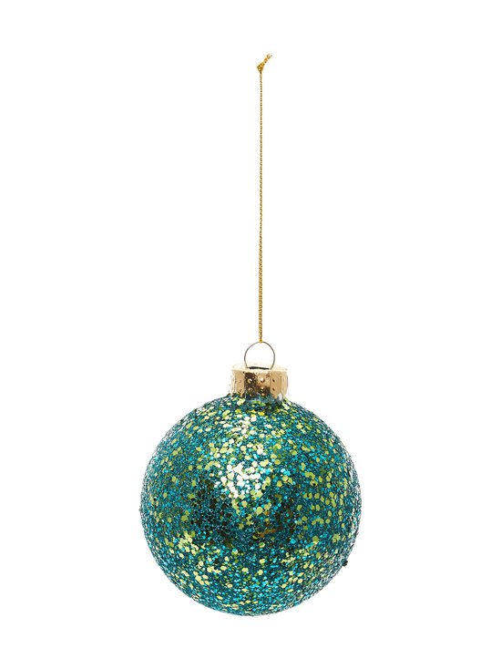 Casa Stockmann - Glass Ball Hexagon Sequins -joulukoriste - GREEN | Stockmann - photo 1
