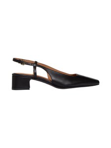 Flattered - Elin heel slingback -nahka-avokkaat - 001 BLACK | Stockmann