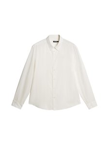 J.Lindeberg - Slim Comfort Tencel -kauluspaita - A003 CLOUD WHITE | Stockmann