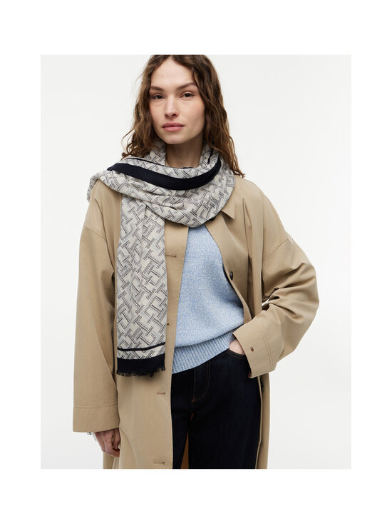 Tommy Hilfiger - Monogram-huivi - DW6 SPACE BLUE | Stockmann - photo 2