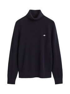 GANT - Merino vilnas džemperis ar augstu apkakli - 433 EVENING BLUE | Stockmann