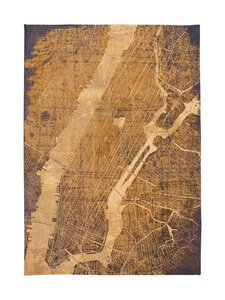 Louis de Poortere - Cities New York -matto - 109315 GATSBY GOLD | Stockmann