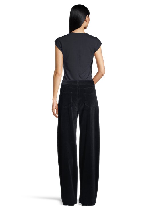 Max Mara Studio - MstFragola Long -vakosamettihousut - 004 NAVY | Stockmann - photo 4