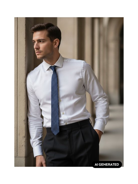 BOSS - Printtikuvioitu solmio - DARK BLUE | Stockmann - photo 4