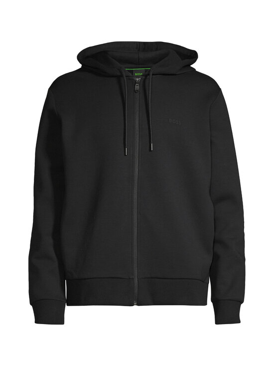 Boss Green - Saggy-hupullinen collegetakki - 001 BLACK | Stockmann - photo 1