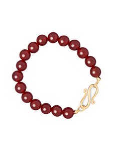 LIÉ STUDIO - The Mary -rannekoru jalokivihelmistä - RED CARNELIAN | Stockmann