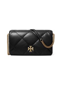 Tory Burch - Kira Diamond Quilt Chain Wallet - BLACK | Stockmann