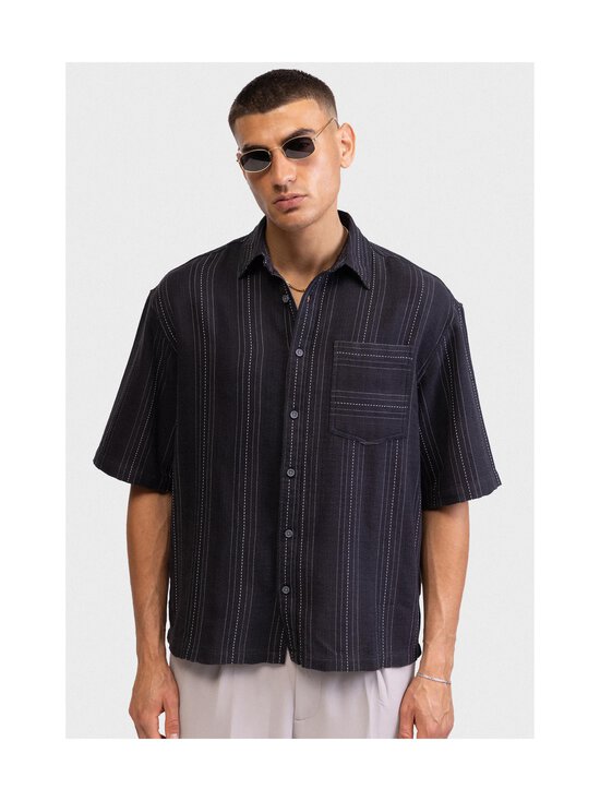 Redefined Rebel - RRDrake Oversized Fit -kauluspaita - 01 BLACK | Stockmann - photo 4