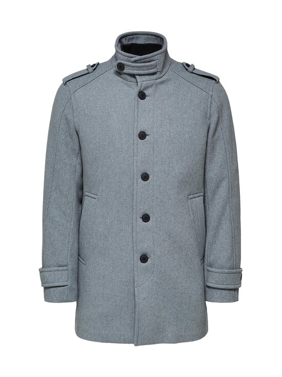 Selected - SLH Noah wool blend coat - GREY MELANGE PATTERN:TWILL - photo 1 Selected - SLH Noah wool blend coat - GREY MELANGE PATTERN:TWILL | Stockmann - photo 1