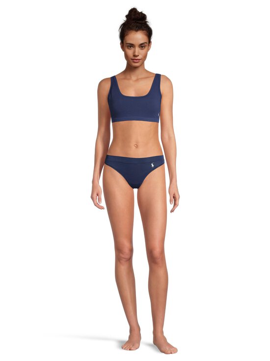 Polo Ralph Lauren - Club Cotton bralette -rintaliivit - 815 NAVY | Stockmann - photo 4