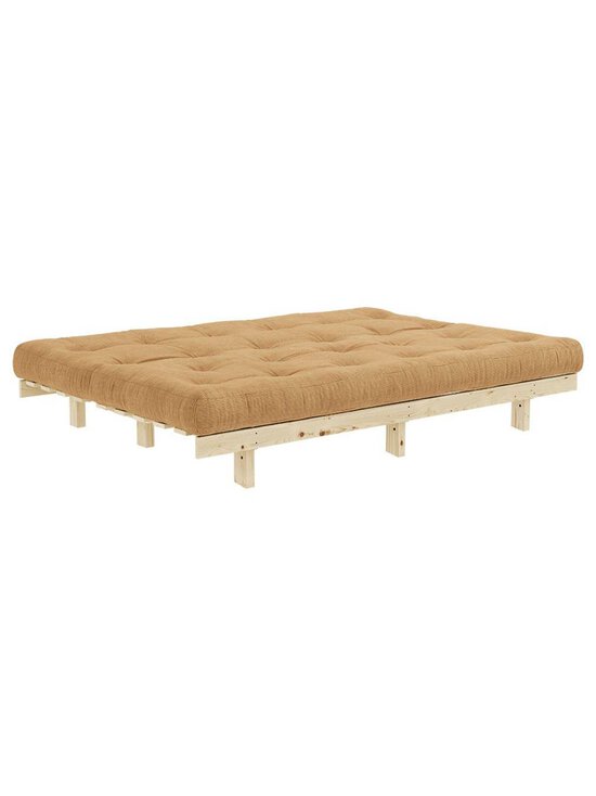 Karup - Lean-futonsohva Corduroy-kangas fudge brown / mänty L 200 cm - BEIGE | Stockmann - photo 2