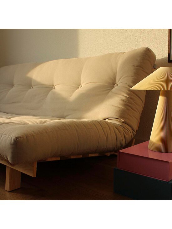 Karup - Lean-futonsohva Corduroy-kangas fudge brown / mänty L 200 cm - BEIGE | Stockmann - photo 11