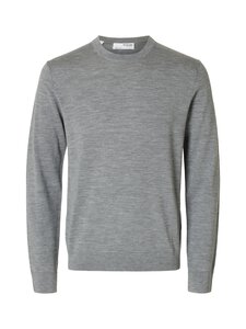 Selected - SlhTray-merinoneule - MEDIUM GREY MELANGE | Stockmann
