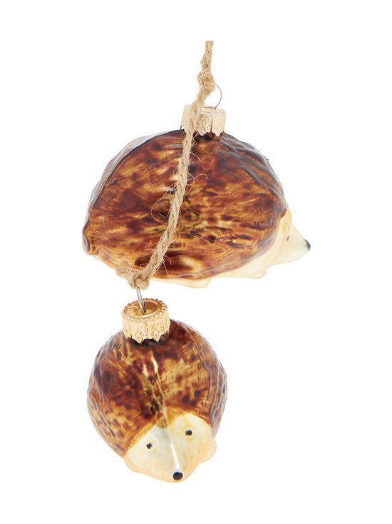 Casa Stockmann - Hedgehog-kuusenkoriste 8 cm, 2 kpl - BROWN | Stockmann - photo 2