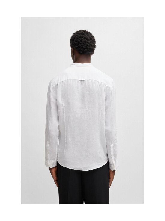 HUGO - Elvory-pellavakauluspaita - 199 OPEN WHITE | Stockmann - photo 3