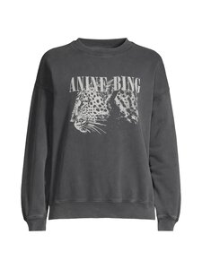 Anine Bing - Spencer Leopard -collegepaita - WASHED BLACK | Stockmann