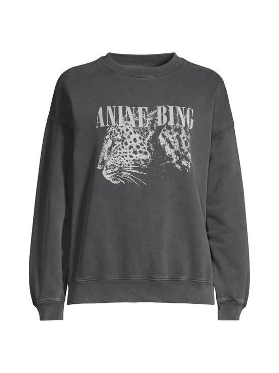 Anine Bing - Spencer Leopard -collegepaita - WASHED BLACK | Stockmann - photo 1