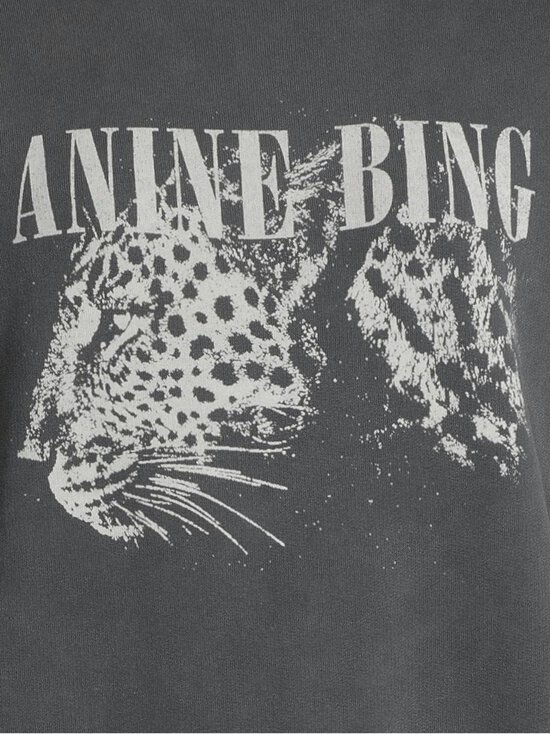 Anine Bing - Spencer Leopard -collegepaita - WASHED BLACK | Stockmann - photo 4