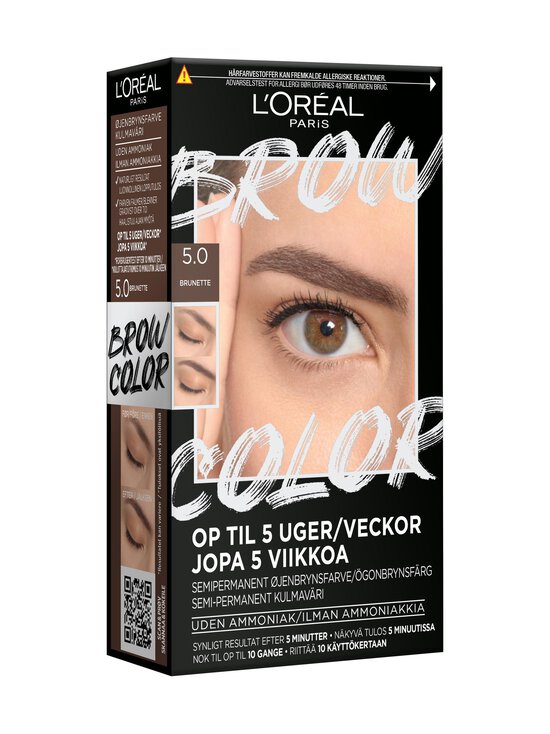 L'Oréal Paris - Brow Color Kit semi-permanent -kulmaväri - 5.0 BRUNETTE - photo 7 L'Oréal Paris - Brow Color Kit semi-permanent -kulmaväri - 5.0 BRUNETTE | Stockmann - photo 7