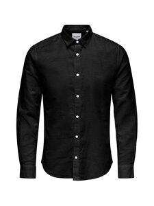 Only & Sons - OnsCaiden-puuvilla-pellavapaita - BLACK | Stockmann