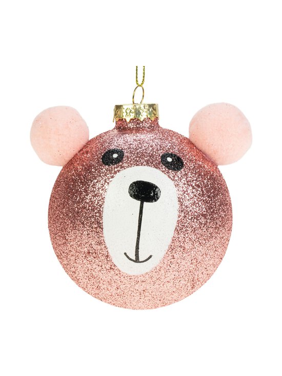 Weiste - Glitter Bear -lasikoriste 8 cm - PINK | Stockmann - photo 1