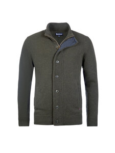 Barbour - Ess Patch Zip Through -neule - GN73 SEAWEED | Stockmann