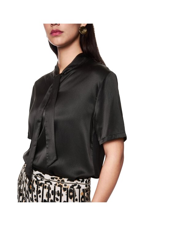 Marc Cain - Rusetillinen paitapusero - 900 BLACK | Stockmann - photo 4