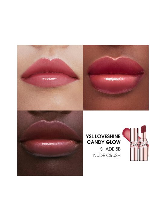 Yves Saint Laurent - YSL LOVESHINE Candy Glow Tinted Butter Balm -sävytetty huulivoide - 5B NUDE CRUSH - photo 5 Yves Saint Laurent - YSL LOVESHINE Candy Glow Tinted Butter Balm -sävytetty huulivoide - 5B NUDE CRUSH | Stockmann - photo 5