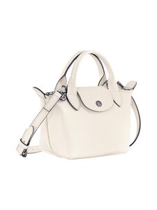 Longchamp - Le Pliage Xtra Top XS-nahkalaukku - 037 ECRU | Stockmann