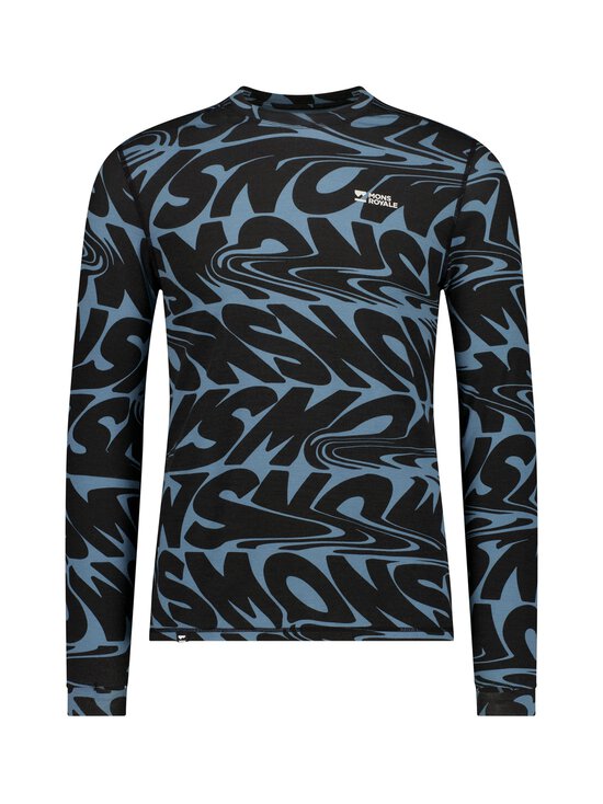 Mons Royale - M Cascade Merino -aluspaita - 923 SIGNAL LOST GOBLIN BLUE | Stockmann - photo 1