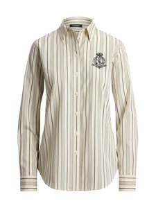 Lauren Ralph Lauren - Woven Sport -paita - CREAM/BLACK | Stockmann