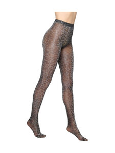 Oroblu - Luxe Leopard -sukkahousut 40 den - BLACK | Stockmann