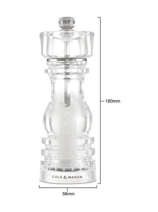 Cole & Mason - London-suolamylly 18 cm - TRANSPR - photo 7 Cole & Mason - London-suolamylly 18 cm - TRANSPR | Stockmann - photo 7
