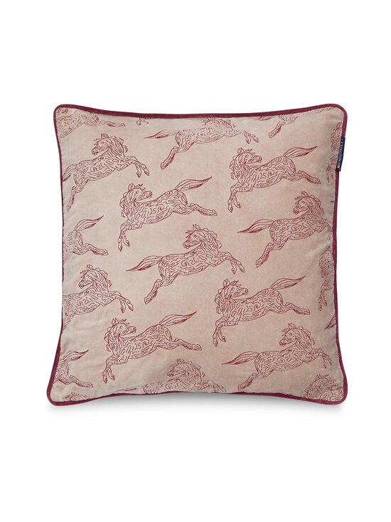Lexington - Horses Organic Cotton Velvet -tyynynpäällinen 50 x 50 cm - 2894 BEIGE/BURGUNDY - photo 1 Lexington - Horses Organic Cotton Velvet -tyynynpäällinen 50 x 50 cm - 2894 BEIGE/BURGUNDY | Stockmann - photo 1