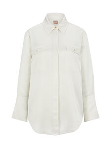 BOSS - Besatina-paitapusero - 118 OPEN WHITE | Stockmann